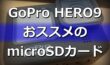 GoPro HERO9 オススメのmicroSDカード 容量はどれくらいが丁度いいのか