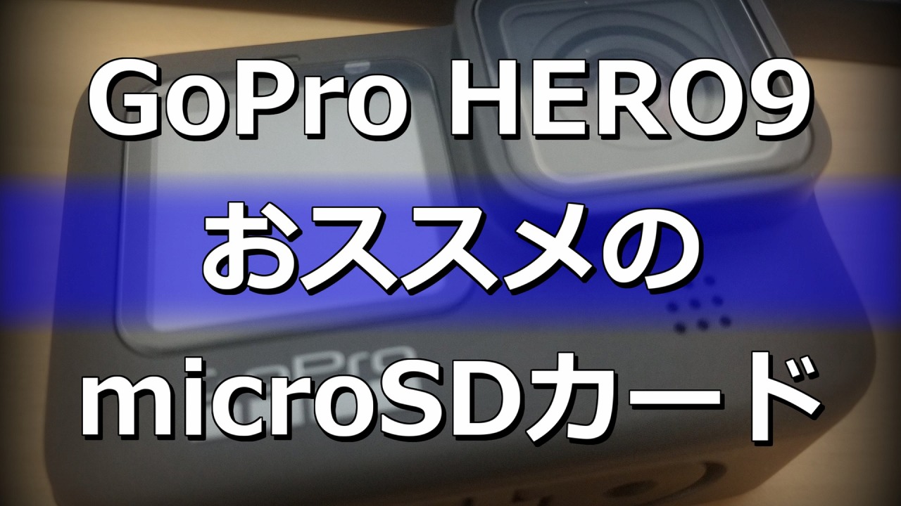 GoPro HERO9 microSDcard